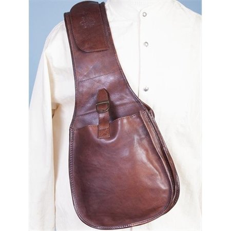 SCULLY Scully 535006-BRN-ONE Mens Wah Maker Classic Saddle Bag; Brown - One Size 535006-BRN-ONE